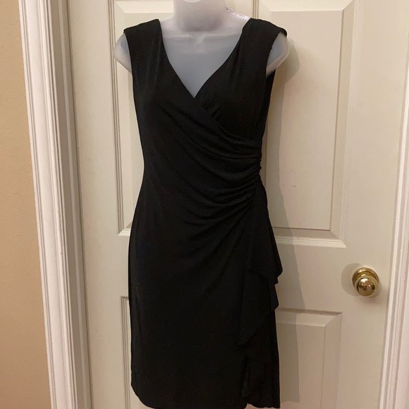 WHBM Little Black Dress with rouching - Picture 5 of 5